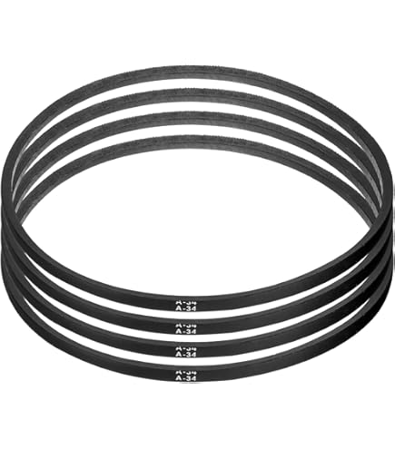 Courroie De Distribution 106XL 031 - 53 Dents, 7.9mm Largeur, Caoutchouc Noir