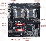 Lodokdre X99 Dual Socket LGA2011-3 Motherboard DDR4 ECC RAM 8xSATA2.0 E-ATX view 5