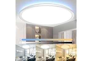 23.2 Inch Flush Mount Ceiling Light, Dimmable Brightness, 56W 5040LM Super Bright and Slim IC Ceiling Light Fixture, 3000K-65