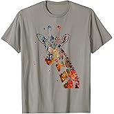 Giraffe Watercolor Design Funny for Giraffe Lovers T-Shirt