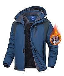 Zoofly Mens Winter Jackets Water Resistant Ripstop