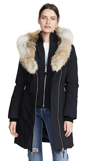 mackage trish lavish fur trim hood down coat
