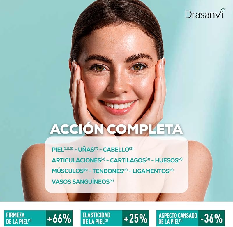 Complexo de Colagénio + Ácido Hialurónico, Vitamina C, Biotina, Magnésio