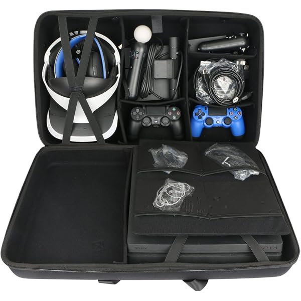 Housse De Transport PlayStation VR - Sac Dur Avec Bandoulière - Protection Casque & Accessoires