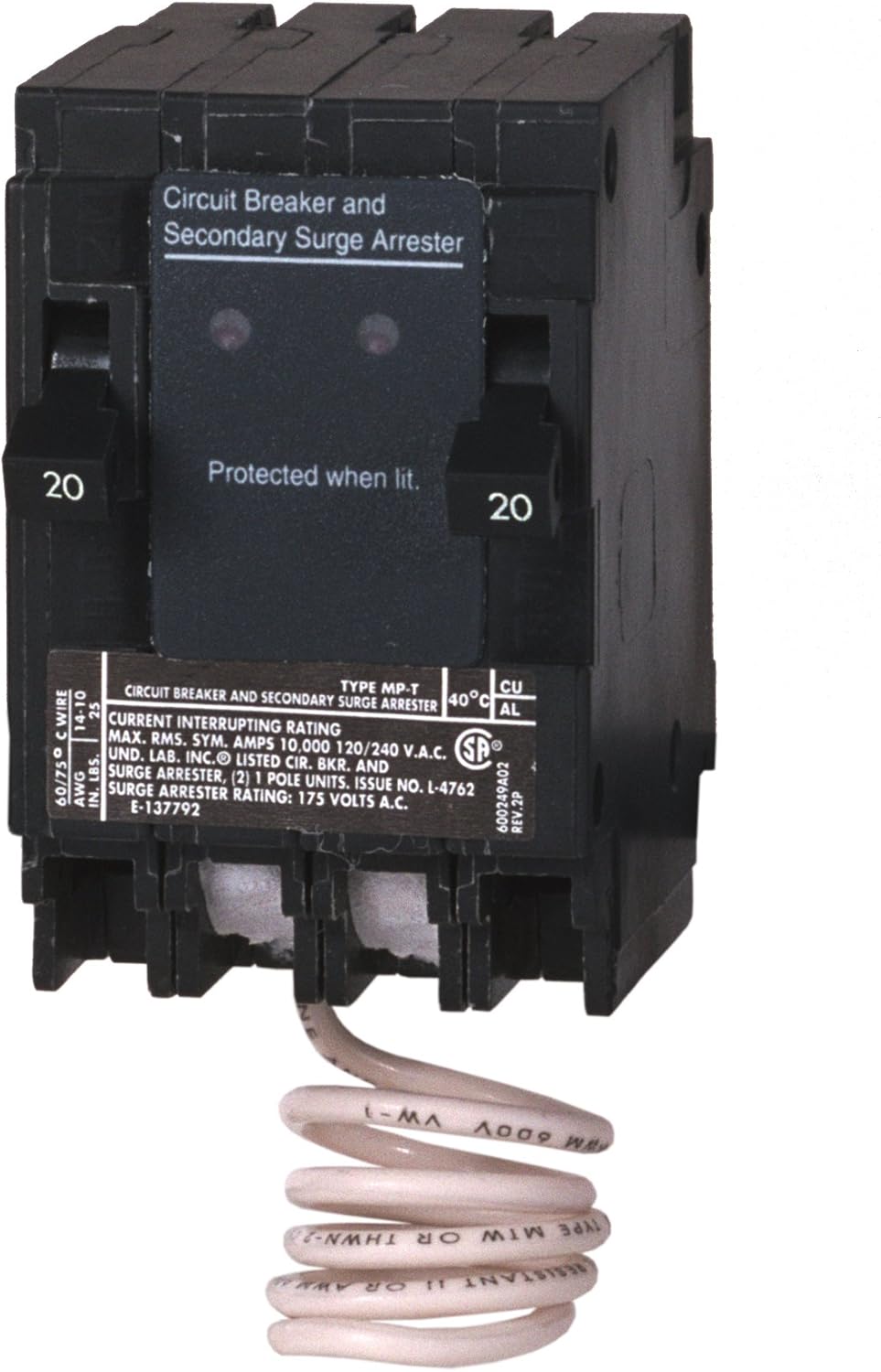 Two with Protection Surge House Whole Saving Space MSA1515SPD Murray