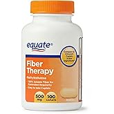 Fiber Supplement Tablets 500 mg, 100 Count Methylcellulose Caplets, Daily Fiber Supplement Pills for Women and Men
