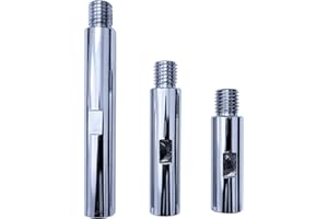3 Pcs 5/8"-11 Thread Extension Rod Shaft Polishing Tool for 5/8"-11 Thread Water Grinder Polishing Machine Grinder Car Polish