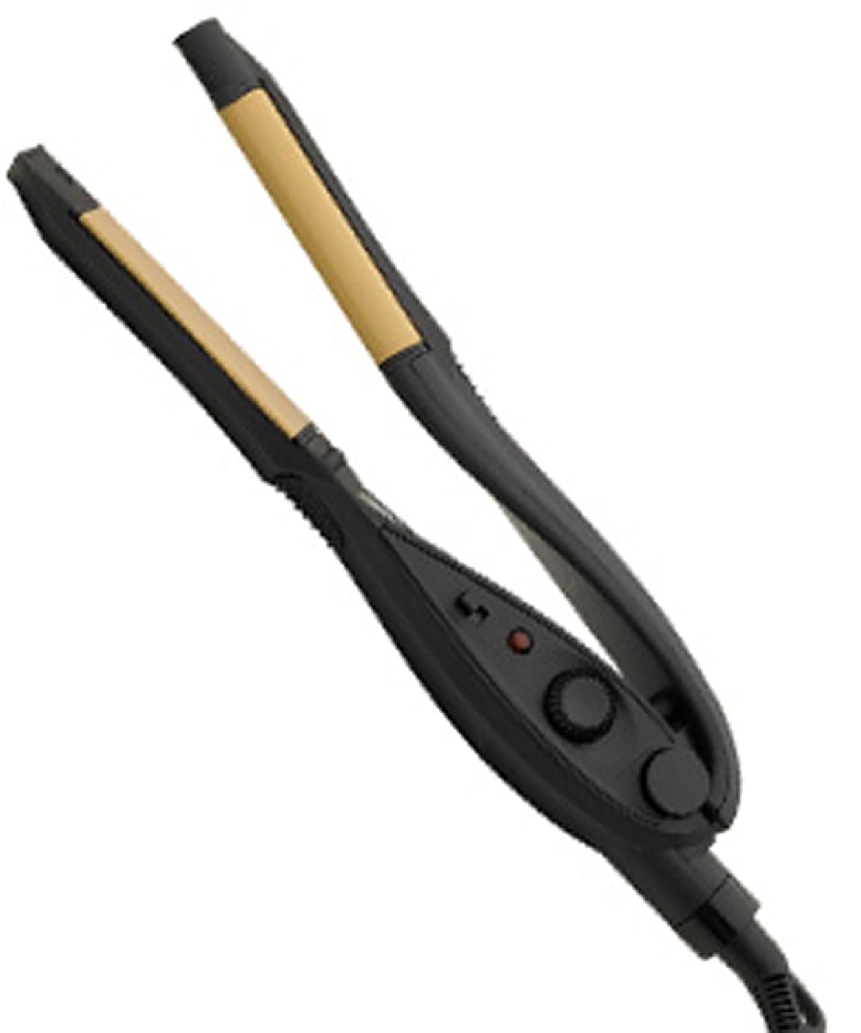 straightener with rounded edge