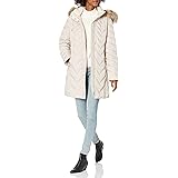andrew marc lillie rabbit & fox fur trim down coat