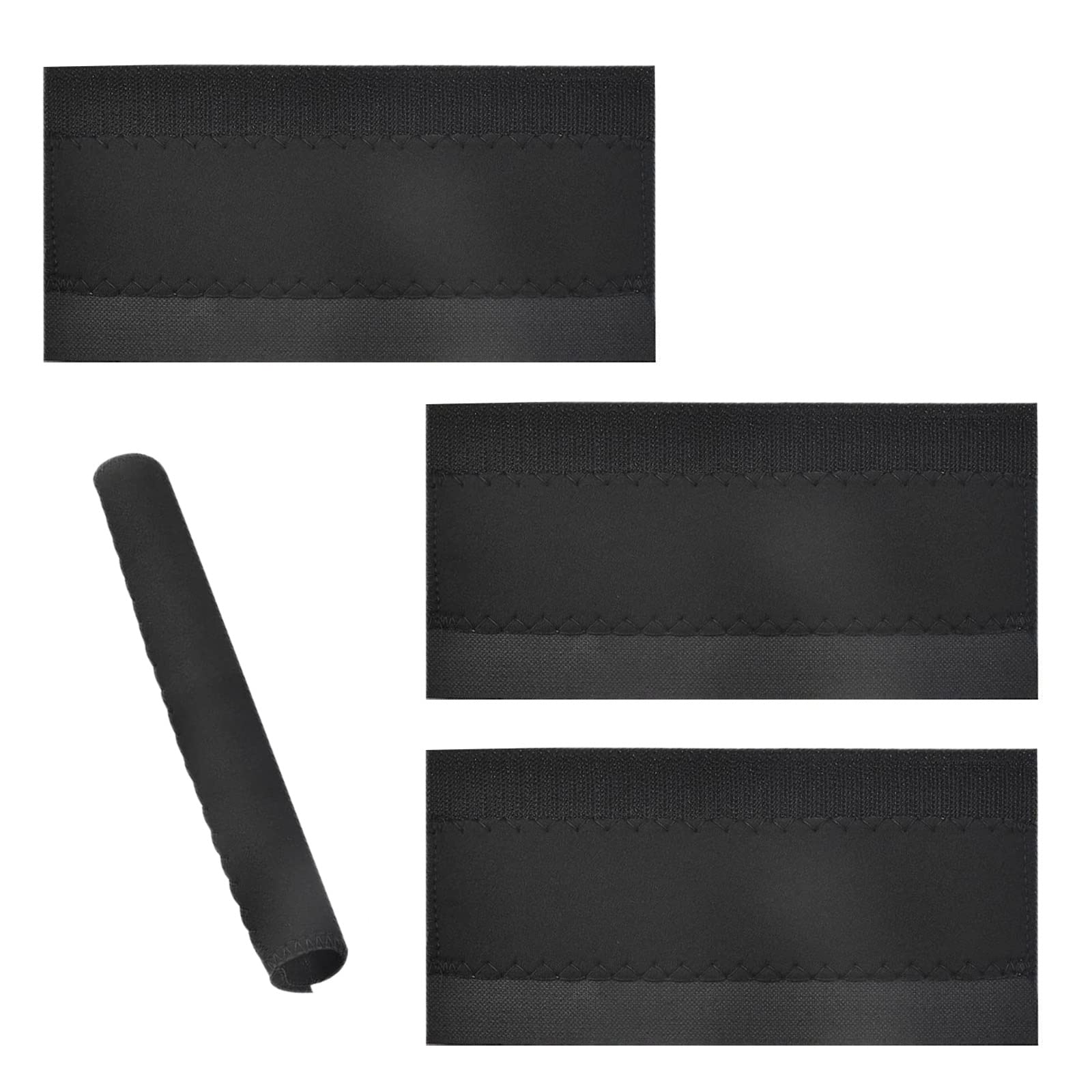 HXHWKEN 4Pcs Bike Chain Protector Cycling Bicycle Frame Chain Sticker Black Gear Chainstay Protector Bike Chain Protective Guard Pad Cover for Mountain Bike