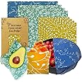 Ever On Top! 9 Pack Beeswax Wraps For Food - Bees Wax Wraps Reusable, Zero Waste, Organic Bee wrap for food leftovers, Fruit, Bees wax paper food wrap