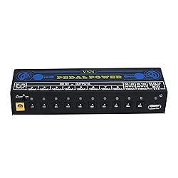 VSN Guitar Pedal Power Supply 10 Isolated DC Output