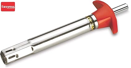 Crystal Gas Stove Lighter, Stainless Steel Aristo