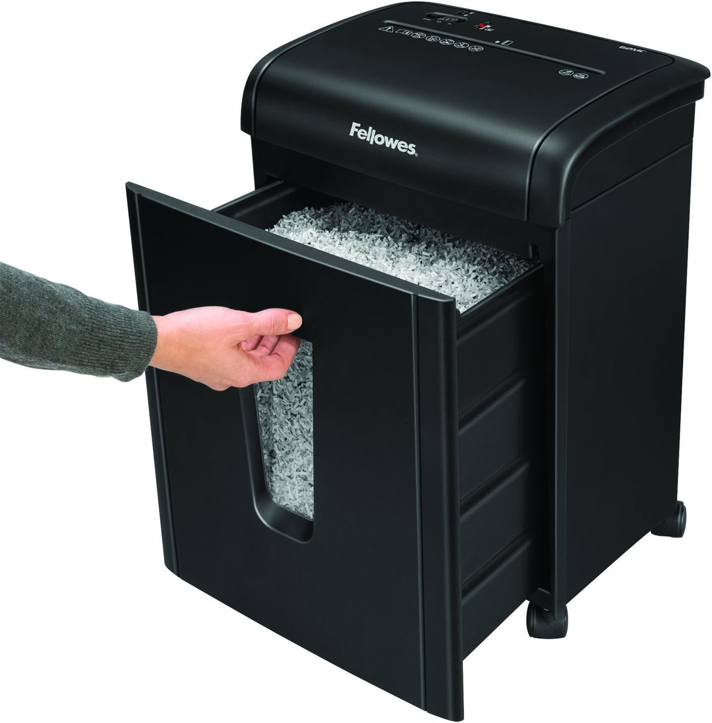 Fellowes 62MC 10-Sheet Micro-Cut Home and Office Paper Shredder with Safety Lock for Added Protection (4685101),Black: Industrial & Scientific