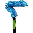 EVERSPROUT Flexible Microfiber Ceiling & Fan Duster (Pole Sold Separately) | 17'' Duster Including Hand-Grip, Removable & Washable Sleeve | Bends to Clean Any Fan Blade | Twists onto Threaded Poles