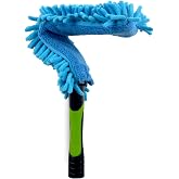 EVERSPROUT Fan Duster (Attachment Only), Bendable Microfiber Cleaner | For Ceiling Fans &amp; High Ceilings, 17" Duster Twists onto 3/4in Acme Threaded Poles, Machine Washable Sleeve