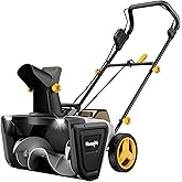 Cordless Snow Blower Compatible with DeWalt 20V Battery(Tool Only), 20'' Brushless Electric Snow Thrower with Rotating Chute,
