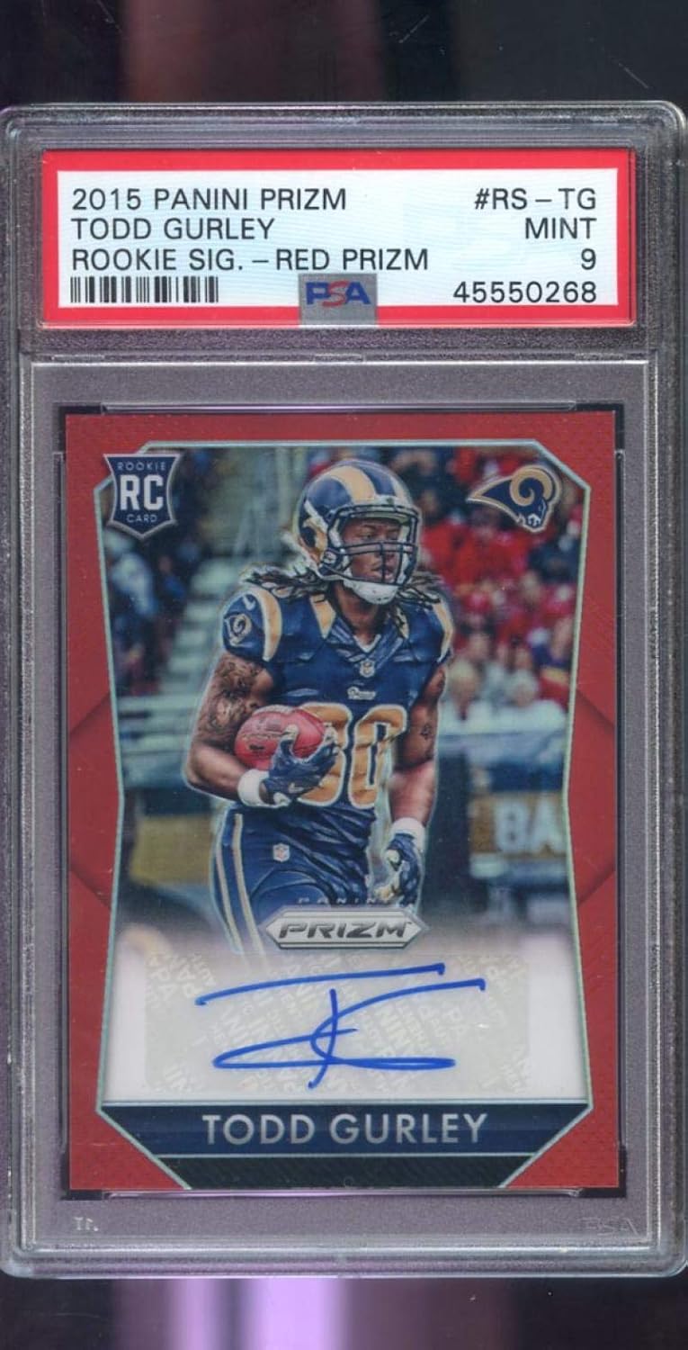 todd gurley signed football