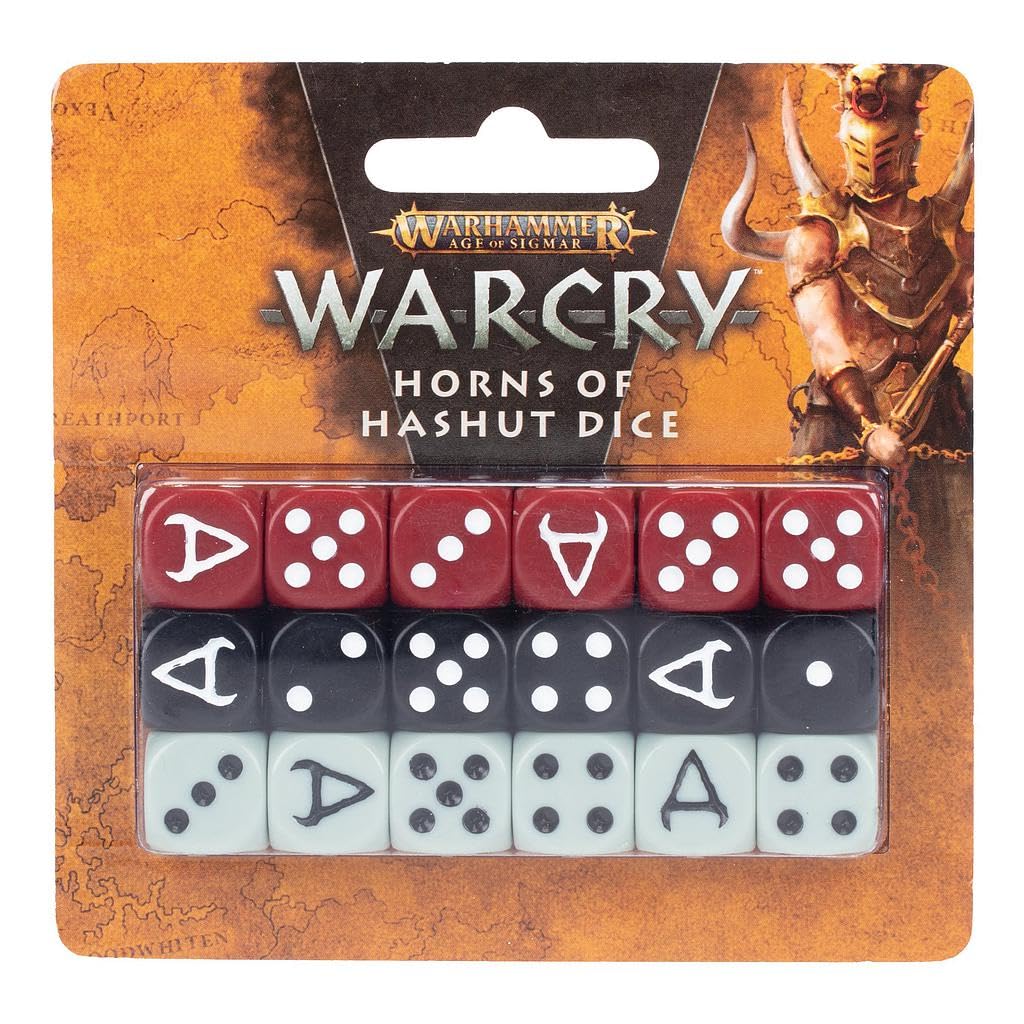 Games Workshop - Warcry: Horns Of Hashut (Slaves to Darkness) Dice