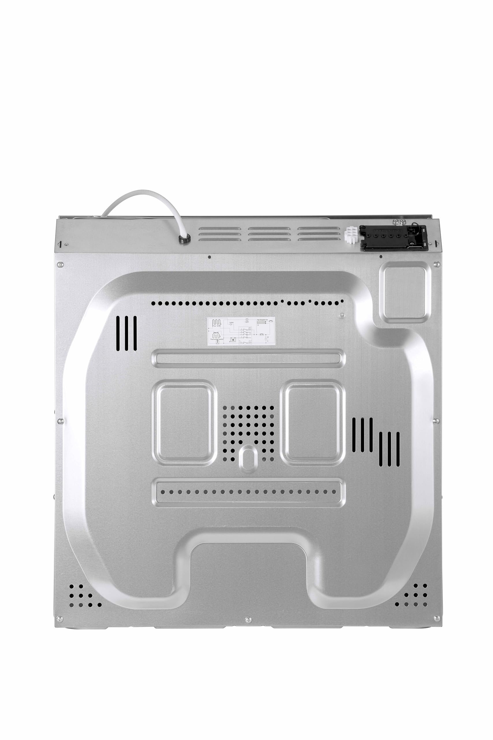 Backofen Herdset Einbau Kochfeld Glaskeramik rahmenlos 72 L Respekta HS2001-26 8