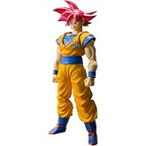 TAMASHII NATIONS Bandai S.H. Figuarts Super Saiyan God Son Goku Dragon Ball Super Action Figure