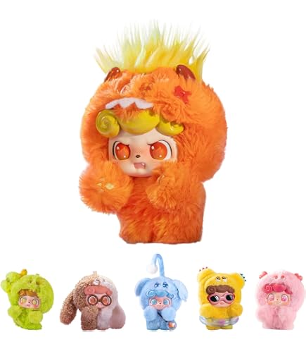 Amazon.com: POP JOY Plush Blindbox Q Kid Emotional Hairy Monster
