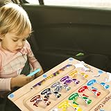 JKGIFTS Montessori Magnetic Color & Number Maze Toy for Ages 2-6 view 5