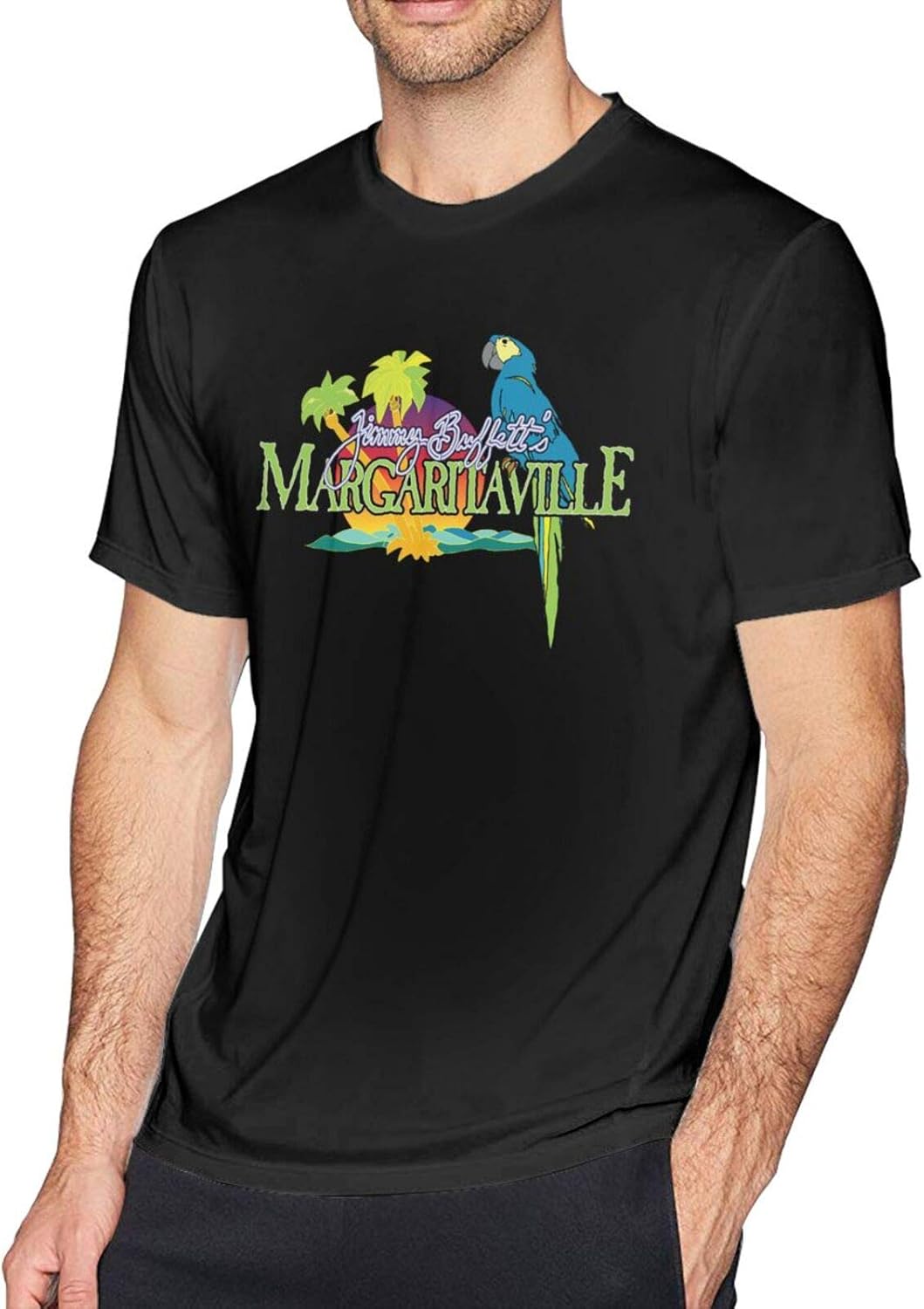 Jimmy Buffett Logo Men's Shirts Short Sleeve Crew Neck Tees