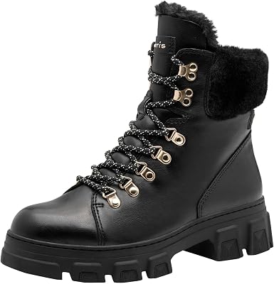 WL Lace Boot 1-26906-45 - Botas de nieve para mujer, color negro, talla 38 EU, Negro, 38 EU