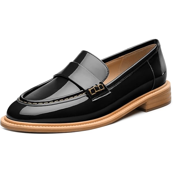 Amazon.com | SHODENSE Women Tassel Flats Loafers Square Toe