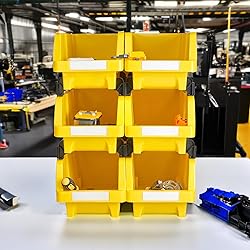 AERCANA Industrial Plastic Storage Bins Large Size