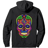 Sugar Skull Mexican Skull Pullover Hoodie