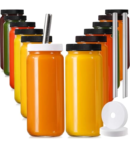 Lot De 30 Mini Bouteilles Verre 60ml Kingrol - Avec Étiquettes Et Ficelle - Idéal Cadeaux, Déco, DIY
