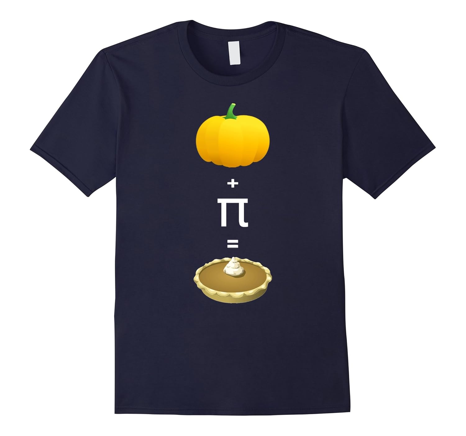 Thanksgiving Pumpkin Pi Pie T-Shirt-Rose