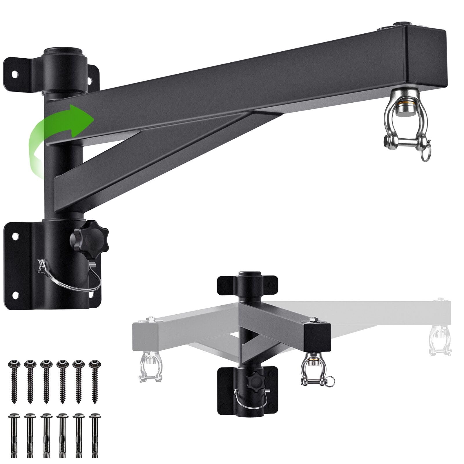 kipika heavy bag hanger wall mount punching, rotatable heavy duty boxing bag bracket for home gym in