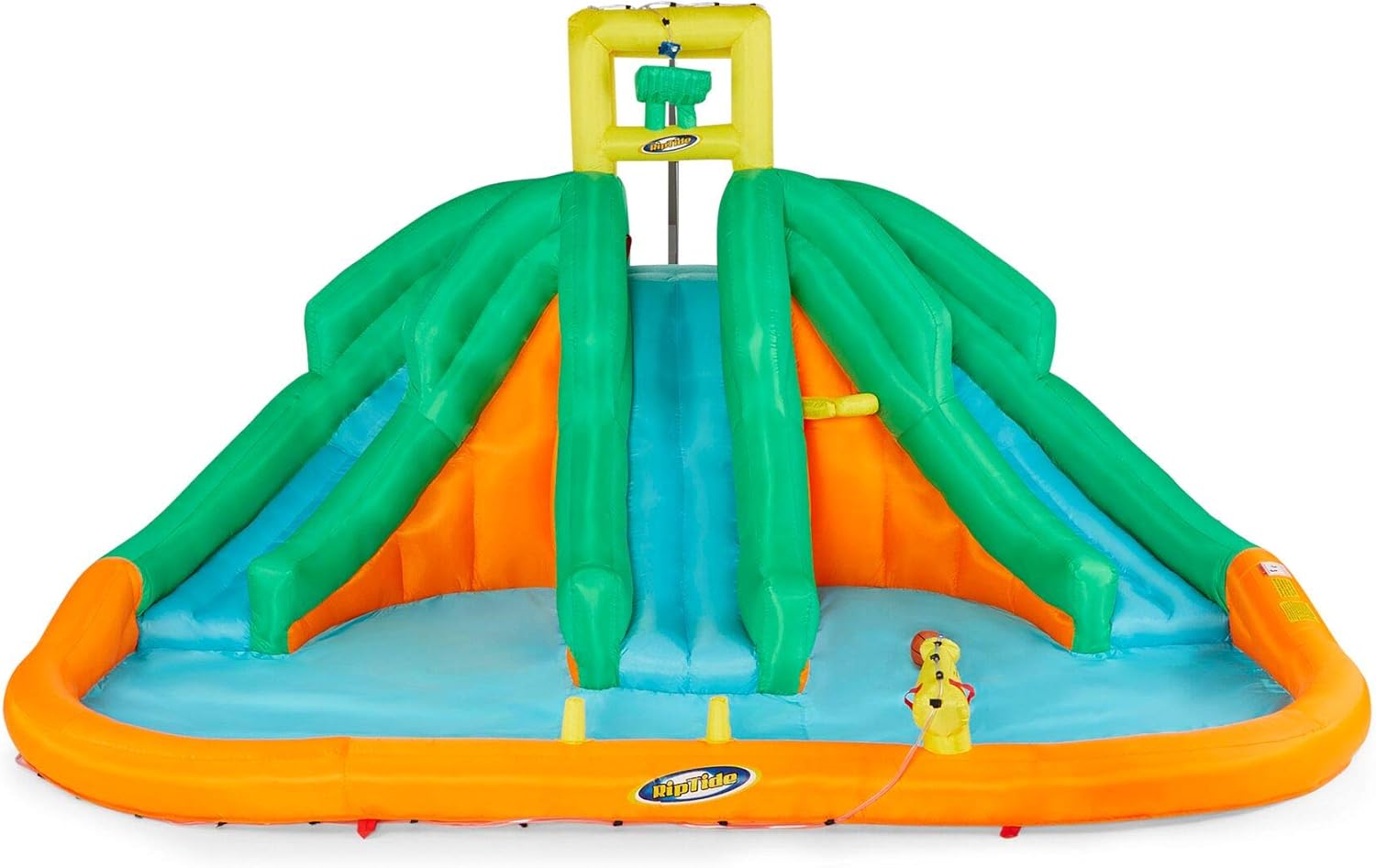 Amazon Com Kahuna Triple Monster Inflatable Backyard Kiddie Water