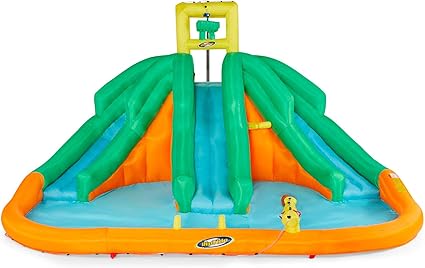 Amazon Com Kahuna Triple Monster Inflatable Backyard Kiddie Water