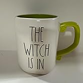 Rae – THE WITCH IS IN CERAMIC MUG | Coffee Cup, Tea Cup, Hot Cocoa Mug, Kitchenware | Witch-Themed Fall Accent, Spooky Seasonal Décor, Farmhouse Style Collectible | HALLOWEEN, FALL - Dunn By Magenta