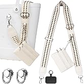 3 in 1 Strap for Bogg Bag Accessories &Clip and Go Strap for Phone Wallet Crossbody with Zippered Pouch