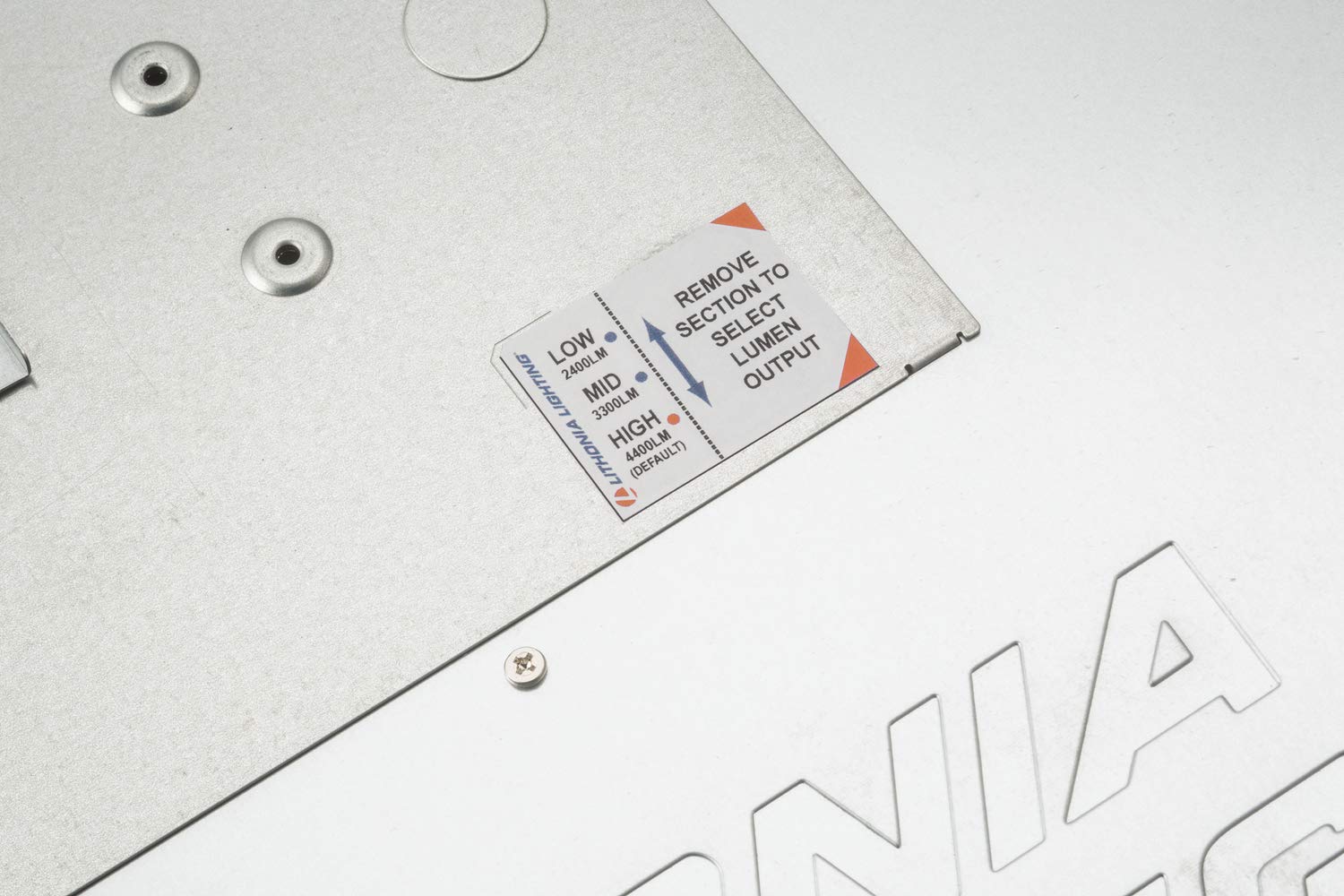 Lithonia Lighting CPANL 2X4 40/50/60LM 40K LED Lumen Switchable Flat Panel Ceiling Fixture Satin White