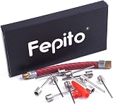 FEPITO 10 Pcs Ball Pump Needles with Flexible Hose & Nozzle Adapter Kit view 7