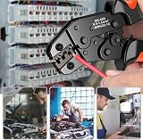 Preciva Non Insulated Crimping Tool 0.5-1.5mm² 22-16 AWG Ratchet view 7