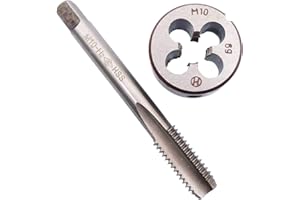 YODAOKE HSS M10 x 1.5mm Tap and M10 x 1.5mm Die Metric Thread Right Hand