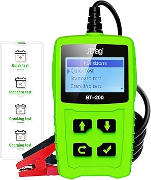 Amazon Com Fascheck Bt0 12v Auto Battery Tester Car Cranking And Charging System Test Scan Tool Battery Analyzer Diagnostic Tool For Cca Mca Jis Din Iec En Sae Gb Etc Automotive