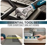 Enventor 108PCS Home Tool Kit Set with Storage Toolbox Blue view 5