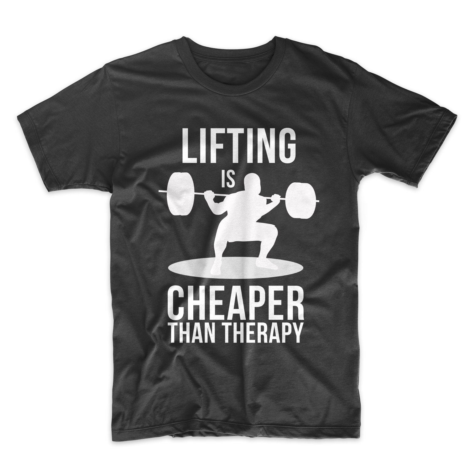 Of Legends Lifting Is Cheaper Than Therapy Gym Ness Black Xx T Shirt