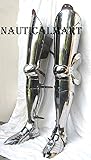 NauticalMartMedieval Leg Combat Armor Set, Plate Legs, Cuisses with Poleyns and Greaves
