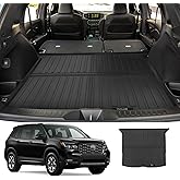 Custom for Honda Passport Accessories Trunk Liner for 2019-2025 Honda Passport Cargo Mats All Weather TPE Protection Mats (Cargo Mats)