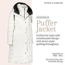 Vince Camuto Hooded Women's Puffer Jacket, Womens