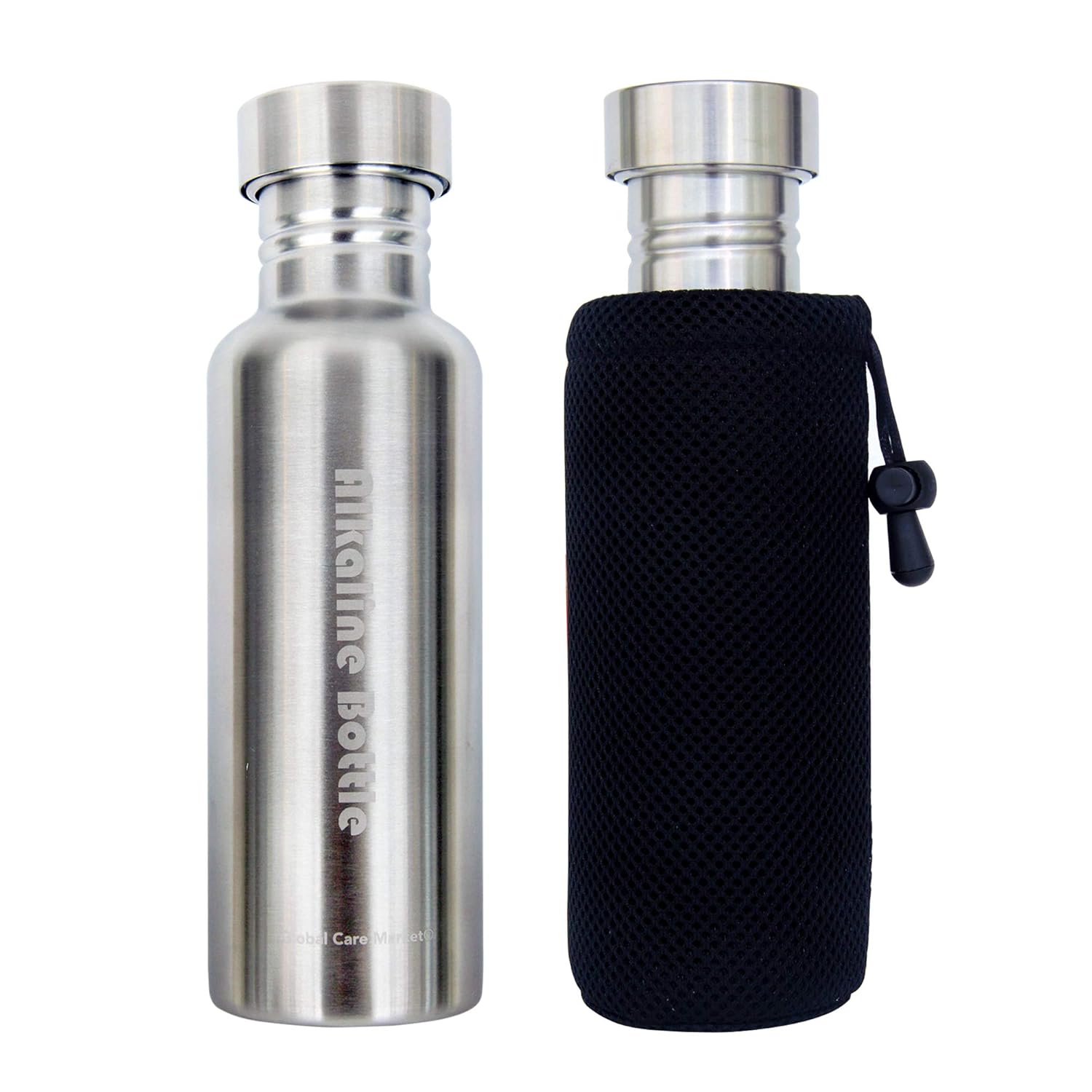 Alkaline Water Flask by Global Care Market 680ml Stainless Steel